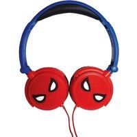 Lexibook Marvel Spider-Man Peter Parker Stereo Headphone, kids safe, foldable and adjustable, red/blue, HP010SP