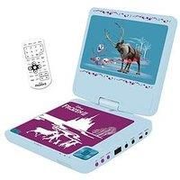 Lexibook Disney Frozen Foldable Kids Girls Portable DVD Player 7" Display - Blue