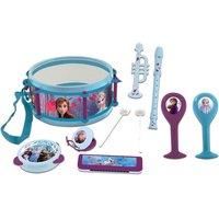 LexiBook Frozen II Kids Boys/Girls Musical Instrument 7 Piece Gift Drum Set 3+