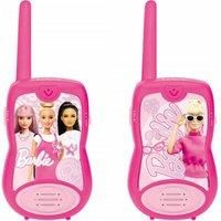 Lexibook - Barbie Walkie Talkies 200m, Communication set for kids, 2 communication channels, Belt clip, Pink, TW12BB