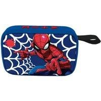 LEXIBOOK BT018SP Marvel Spider-Man-Portable Bluetooth Speaker, Wireless, FM Radio, USB, SD Card, Rechargeable Battery, Blue/Red