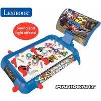 LEXIBOOK JG610NI Nintendo Mario Kart Table Electronic Pinball, Action and Reflex Game for Children and familiy, LCD Screen, Light and Sound Effects, Blue/red