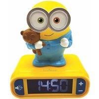 LEXIBOOK RL800DES Digital Alarm Night Light-Snooze Function-Minions Sound Effects-for Children/Kids-Luminous Clock with Bob, Yellow/Blue