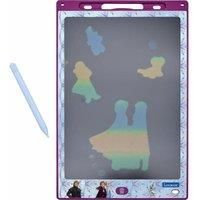 Lexibook, Frozen, Magic Slate, Art and craft toy for girls and boys, A4 size with multicoloured drawings, Purple/Blue, CRT10FZ