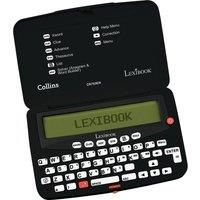LEXIBOOK CR753EN Collins Crossword, Bradford, Phonetic spell-correction, Anagram solver, words games, Electronic, with battery, black/white