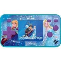 Lexibook Frozen Arcade Pocket Portable Gaming Console, 150 Games, LCD, Battery Operated, Purple / Blue, JL1895FZ