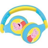 Lexibook Bluetooth 5.0 & Wired Foldable Headphone£Built-in Mic£Peppa Pig