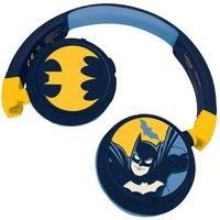 LEXIBOOK HPBT010BAT Batman Headphones 2-in-1 Bluetooth & Wired with Mic and Button Control, Long-Lasting Rechargeable Battery