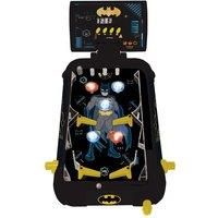 LEXIBOOK JG610BAT Batman Electronic Pinball Machine, Fun Sounds and Light Effects, 5 Obstacles, Works with 3 LR14 Batteries, Black/Yellow