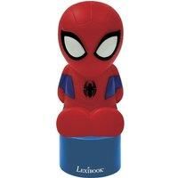 LEXIBOOK NS01SP Spiderman Nightlight and Speaker for Children/'s Room, Colour Change, Soft Light, Battery Operated, Blue/Red