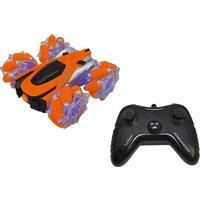 LEXIBOOK RC21 Crosslander Glow-in-The-Dark Radio car, Remote Control, Rechargeable, Electronic Action Game, Orange/Black