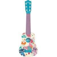 Lexibook, Disney Stitch, My first guitar for children, 6 nylon strings, 53 cm / 21/'/', Guide included, Blue, K200D