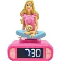 Lexibook 3D Barbie Childrens Alarm Clock with Night Light  RL800BB   BRAND NEW