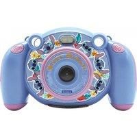 Lexibook DJ080D Disney Stitch-4-in-1 Kids Camera with Photo, Video, Audio and Game Functions, Blue