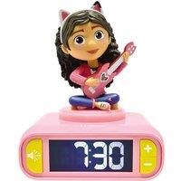 LEXIBOOK Dollhouse, Gabby Nightlight Alarm Clock, Sounds and Melodies, Backlit LCD Screen, Illuminated, Snooze