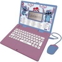 Lexibook JC598DI2 Disney Stitch Bilingual Educational Laptop with 124 Activites
