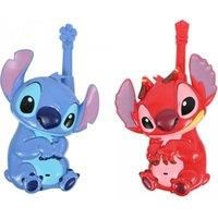 Lexibook, Disney Stitch, Stitch and Leroy 3D walkie-talkies, 500m range, 2 communication channels, Belt clip, Blue/red, TW18D