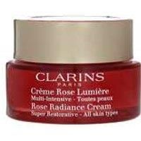 Clarins Super Restorative Rose Radiance Cream - All Skin Types - 50ml