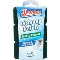 Spontex Dishmop General Purpose Refills, Pack of 3