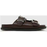 Schuh Scout Footbed Sandals - Deep Brown