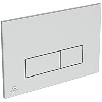 Ideal Standard Oleas P2 Pneumatic Toilet Flush Plate, R0119JG, Matt Chrome