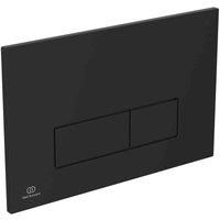 Ideal Standard Oleas M2 Mechanical Toilet Flush Plate, R0121A6, Black