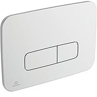 Ideal Standard Oleas P3 Pneumatic Toilet Flush Plate, R0124JG, Matt Chrome