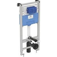 Ideal Standard ProSys Mechanical Wall Hung Toilet Frame and Cistern, 1150mm Height, 120mm Depth, Front Flush Operation, R015367, Blue/Grey/White
