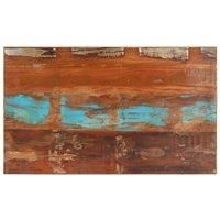 Rectangular Table Top 60x100 cm 15-16 mm Solid Reclaimed Wood