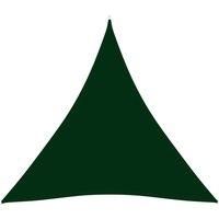 Sunshade Sail Oxford Fabric Triangular 4x4x4 m Dark Green