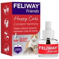 Feliway Friends 30 Day Refill | 48ml Feliway Friends Refill For Plug In Anxiety Relief Pheromone Diffuser For Cats | Calm Your Cats And Reduce Conflict In A Multi-Cat Household With Feliway Friends