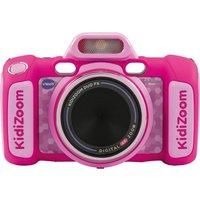 VTech KidiZoom Duo FX, Kids Camera with Colour Screen, 8MP, Photos, Selfies & Videos, AR Filters, 20 games, 75 photo & video effects, filters & frames, for Infants aged 3, 4, 5, 6, 7 + years, Pink