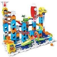 VTech Marble Rush Launch Pad, Construction Toys for Kids with 10 Marbles and 75 Building Pieces, Electronic Track Set for Boys and Girls, Colour-Coded Building Toy with Music and Sound, 4 Years +
