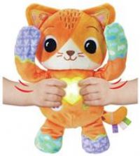 VTech Baby Peek-a-Boo Paws, Interactive Peek-A-Boo Toy with Soothing Nature Sounds, Songs & Melodies, Soft Sensory Kitty, Gift for Babies 10, 12, 18, 24 months +, English Version