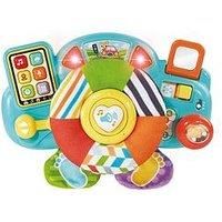 VTech Baby Beep Beep Baby Driver, Steering Wheel Toy with Activities, Songs & Phrases, 6 Interactive Buttons, Manipulative Features & Textures, for Babies 3, 6, 9, 12, 24 months +, English Version
