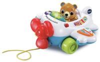 VTech Baby 123 Fly with Me Aeroplane, Interactive Pull Along Toy with Spinning Propeller, Numbers, Letter Sounds, Songs & Phrases, Gift for Babies 12, 18, 24 months +, English Version
