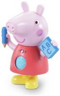 VTech Peppa Pig: Move and Learn Peppa, Official Character, Interactive Learning Toy, Learn Letters, Numbers and Fun Facts, Lights, Songs & Sound Effects, For Kids Aged 3, 4, 5+ Years, English Version