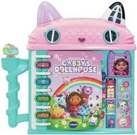 Gabby/'s Dollhouse: Cat-a-Vator Discovery Book, Official Character Toy, 4 Light Up Buttons, Activity Modes and Learn Words, Includes Phrases from Show, Gift for Kids 3, 4, 5+ Years, English Version