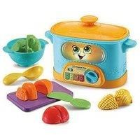 LeapFrog Choppin/' Fun Learning Pot, Roleplay Kitchen Toy for Children, Interactive Learning Toy for Pretend Play, Toy Kitchen with Food Names, Recipes and Colours, Play Kitchen for 12 Months +