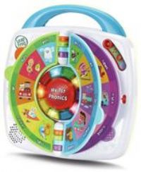 LeapFrog My 1st Phonics: Spin & Learn, Educational Toy with 10 Light-up Buttons, 100+ Words, 4 Modes & 44 Phonetic Sounds, Fun Interactive Gift for 18, 24 months+, English Version