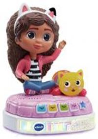 VTech Gabby/'s Dollhouse Story Tails With Gabby, Official Gabby/'s Dollhouse Toy with 4 Stories, Music and Sounds, Night Light and Timer, Gift for Kids 3, 4, 5Plus Years, English Version