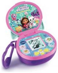 VTech Gabby/'s Dollhouse MerCat & Me On-the-Go, Official Gabby/'s Dollhouse Toy with 4 Interactive Games & Bag Attachment, For Memory, Maths & Problem Solving, For Kids 3, 4, 5+ Years, English Version