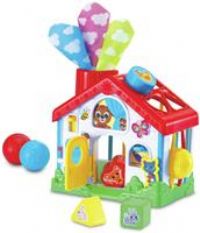 LeapFrog 4-in-1 Discovery House, Early Learning Toy for Preschoolers and Toddlers, Colours, Shapes, Sensory Exploration, Fine Motor Skills, For Ages 6, 12, 18 Months +, English Version