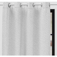 Soleil d/'ocre Eclipse Blackout Curtain, Polyester, White, 140 x 250 cm
