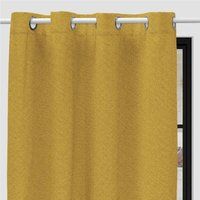 Soleil d/'ocre Blackout Curtain, Polyester, Yellow, 140 x 250 cm