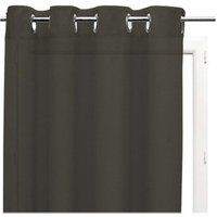 Soleil d /'Ocre Panama Net Curtain with Eyelets 140 x 250 cm Ecru Cotton 034102