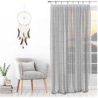 Soleil d/'ocre Eyelets/Eyelets White 140 x 250 cm