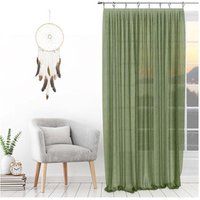 Soleil D'Ocre  SPIRIT  's Sheer curtains in Green