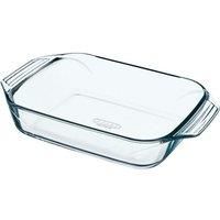 Pyrex Optimum Glass Rectangular Roaster High Resistance Easy Grip