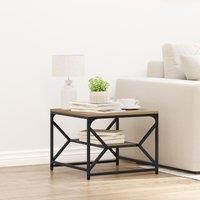Coffee Table with Shelf, Artisan Oak, 51x50x40 cm, Made from Engineered Wood